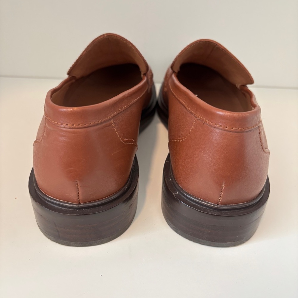 Madewell Brown Leather Penny Loafers - Picture 7 of 10